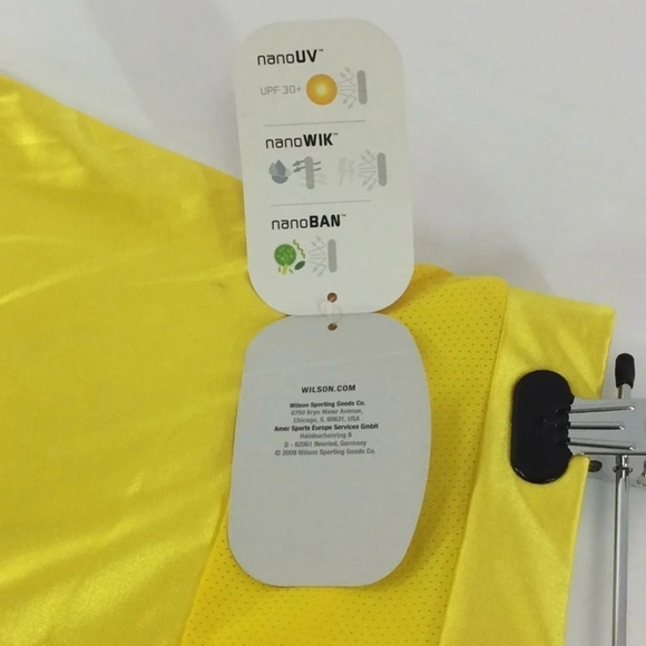 3/$30! Wilson Elysees Yellow Women’s Tennis Skort Skirt Size XS Lined NWT - Picture 4 of 8